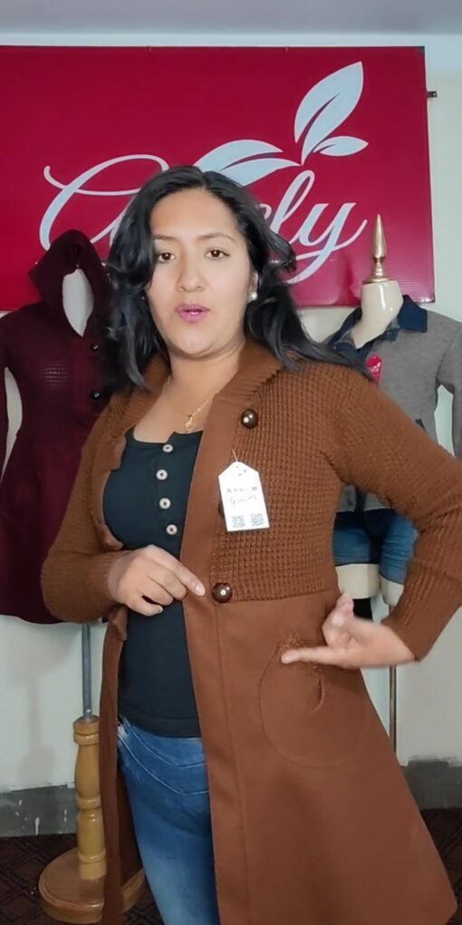 Abrigo Cardigans Paño tejido PREMIUM - Imagen 10