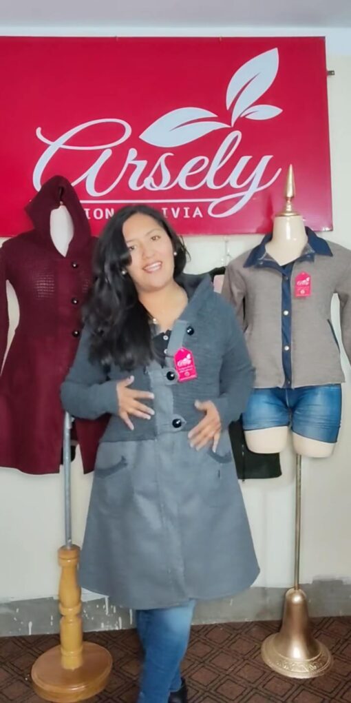 Abrigo Cardigans Paño tejido PREMIUM - Imagen 5